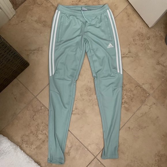 Adidas track pants teal size xs - Picture 2 of 7